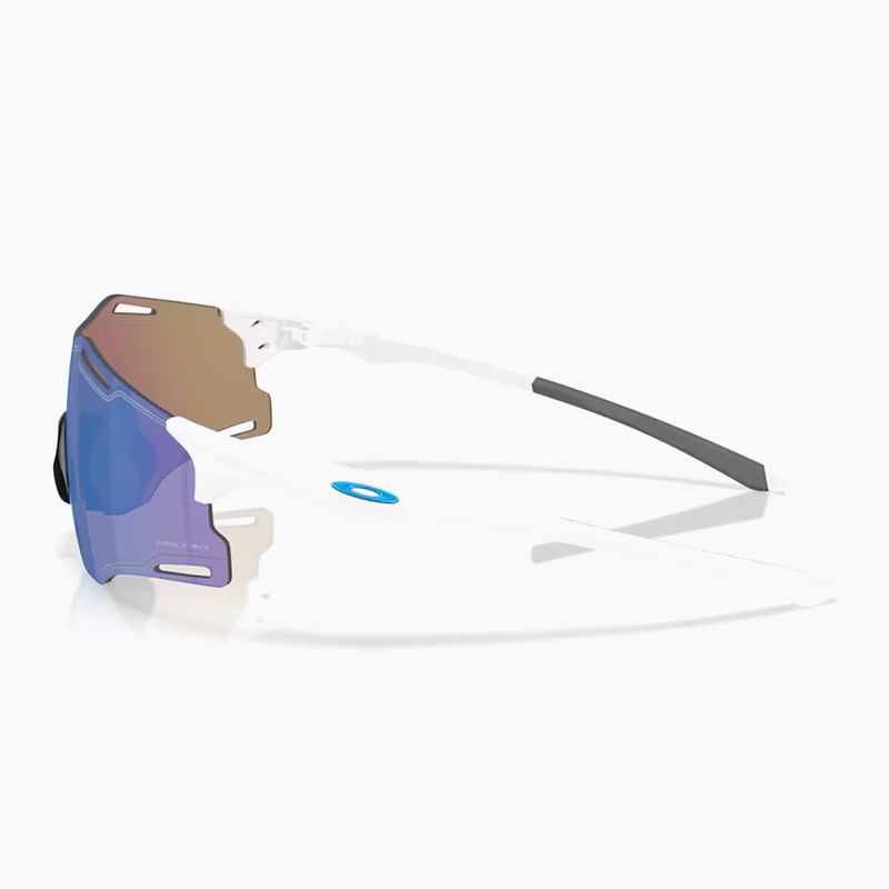 Oakley Cybr Zero poliert weiß/Prisma Saphir-Sonnenbrille 5