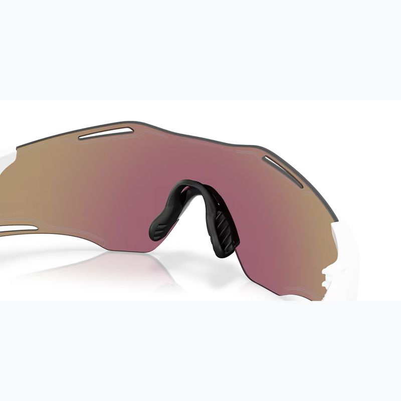 Oakley Cybr Zero poliert weiß/Prisma Saphir-Sonnenbrille 7