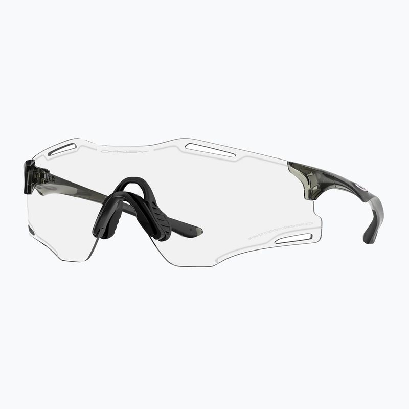 Oakley Cybr Zero trans grau Rauch/klar zu schwarz irid photochromen Sonnenbrille
