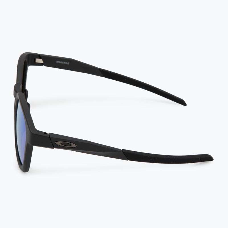 Oakley Shackle mattschwarz/prizm sapphire Sonnenbrille 4