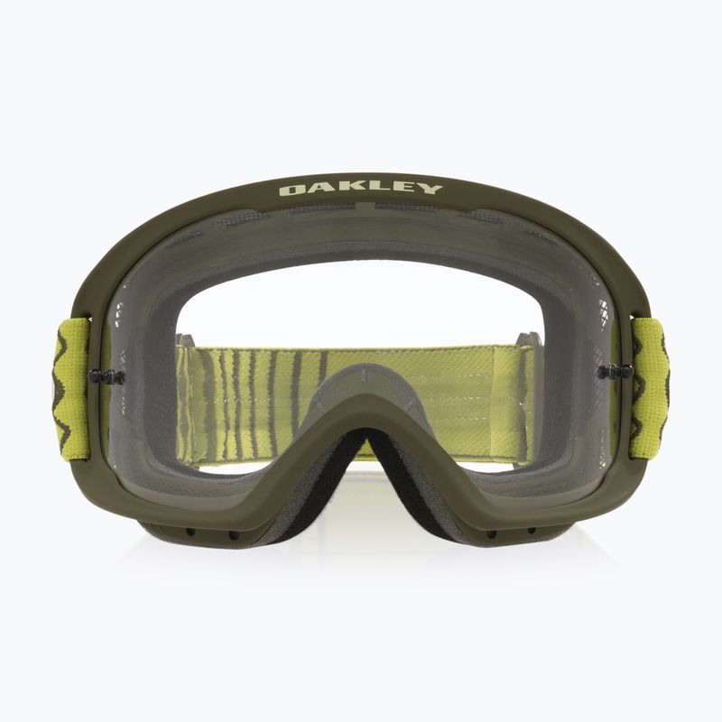 Fahrradbrille Oakley O Frame 2.0 Pro MTB cactus dark brush/clear 2