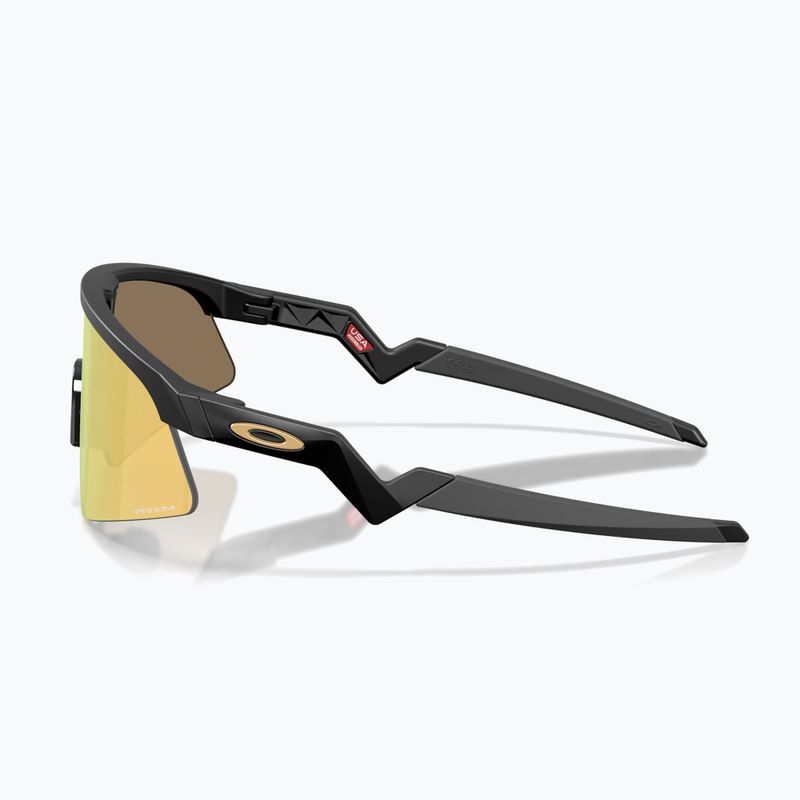 Kinder-Sonnenbrille Oakley Resistor Sweep polished matte black/Prizm 24K 5