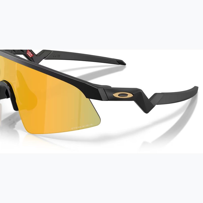 Kinder-Sonnenbrille Oakley Resistor Sweep polished matte black/Prizm 24K 6