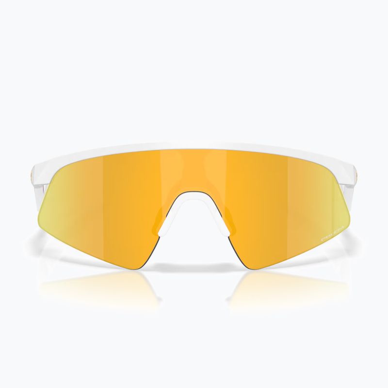 Kinder-Sonnenbrille Oakley resistor sweep matte white/prizm 24k 2
