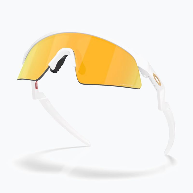 Kinder-Sonnenbrille Oakley resistor sweep matte white/prizm 24k 4