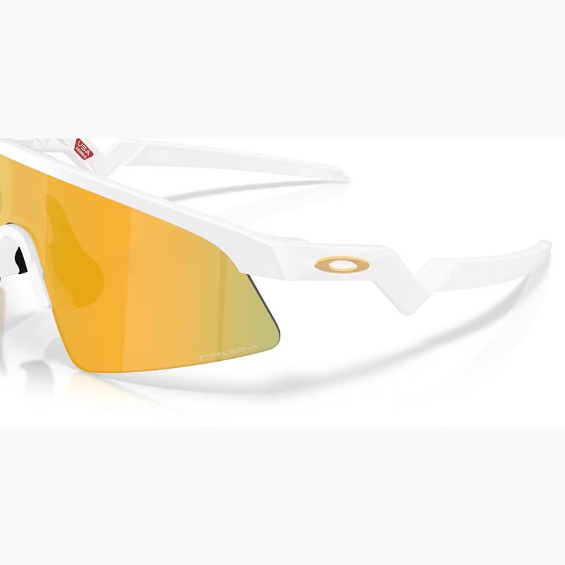 Kinder-Sonnenbrille Oakley resistor sweep matte white/prizm 24k 6