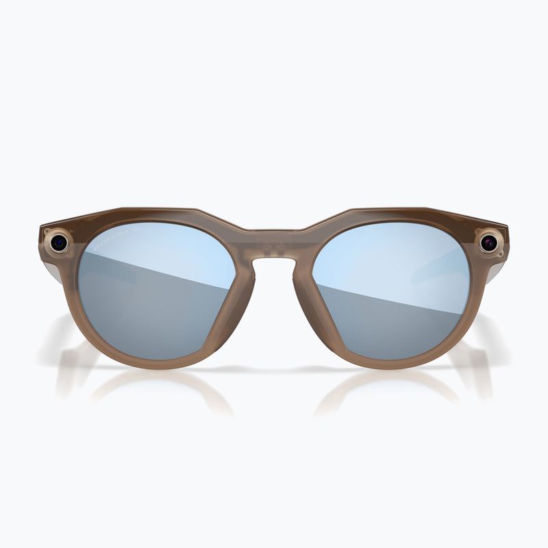 Brille mit Kamera Oakley Meta HSTN brown smoke/prizm deep water polarized 3
