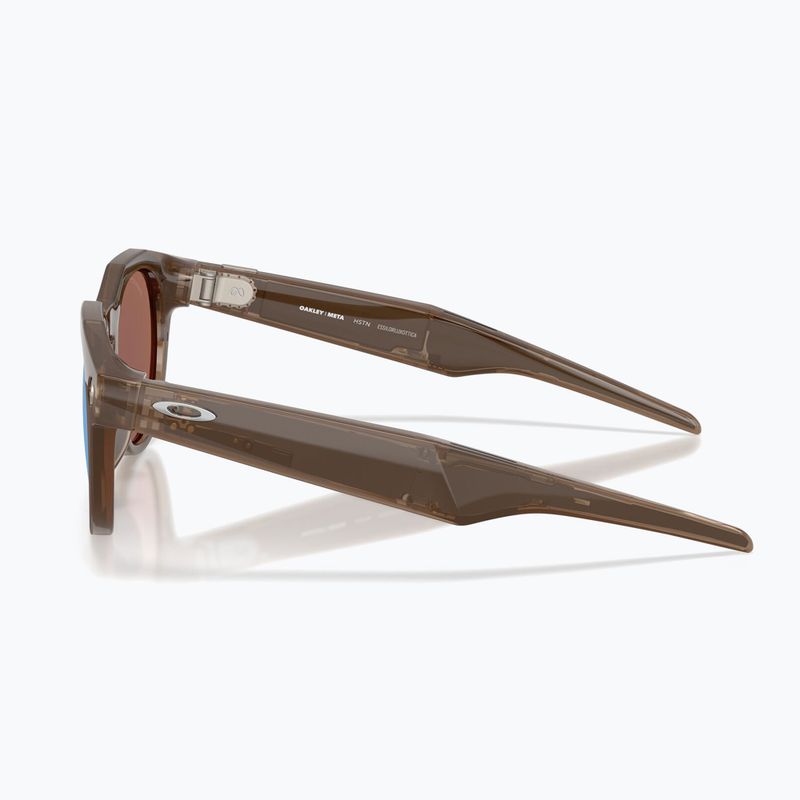 Brille mit Kamera Oakley Meta HSTN brown smoke/prizm deep water polarized 6