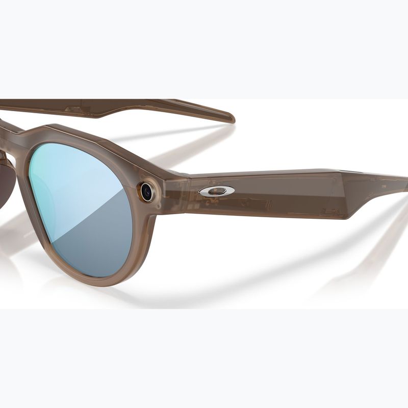 Brille mit Kamera Oakley Meta HSTN brown smoke/prizm deep water polarized 7