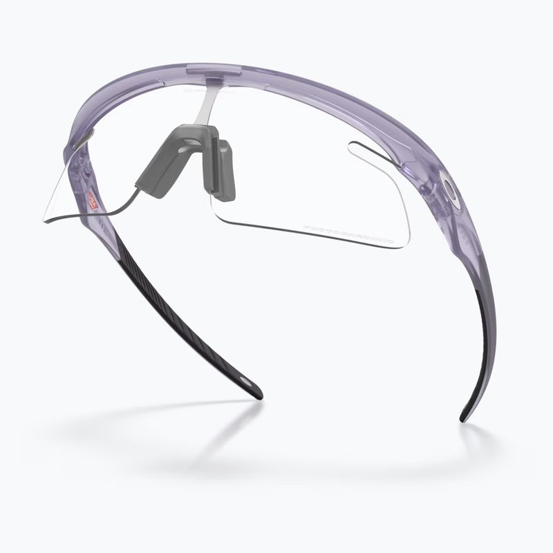 Sonnenbrille Oakley RSLV Lite matte trans lilac/clear to black iridium photo 4
