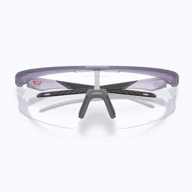 Sonnenbrille Oakley RSLV Lite matte trans lilac/clear to black iridium photo 5