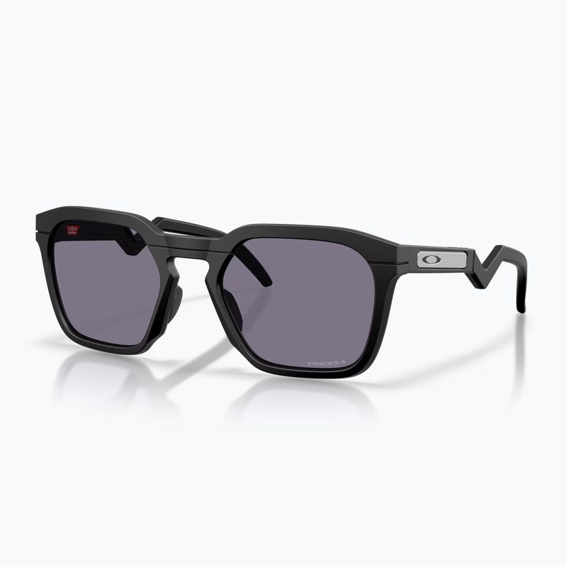 Sonnenbrille Oakley HSTN SQ matte black/prizm grey