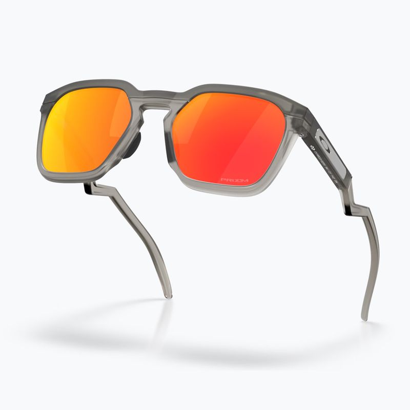 Sonnenbrille Oakley HSTN SQ matte grey smoke 4