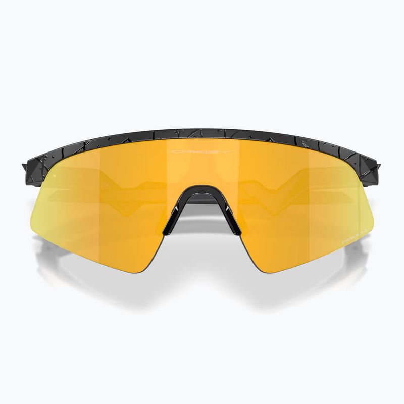 Kinder-Sonnenbrille Oakley Resistor Sweep matte black splatter/prizm 24k 5