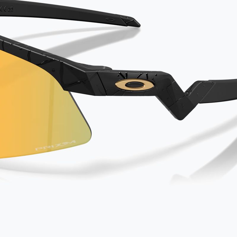 Kinder-Sonnenbrille Oakley Resistor Sweep matte black splatter/prizm 24k 6