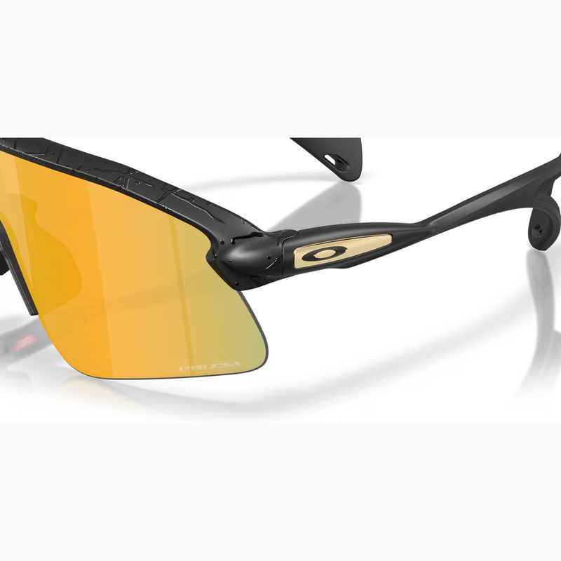 Sonnenbrille Oakley Stunt Devil matte black splatter/prizm 24k 6