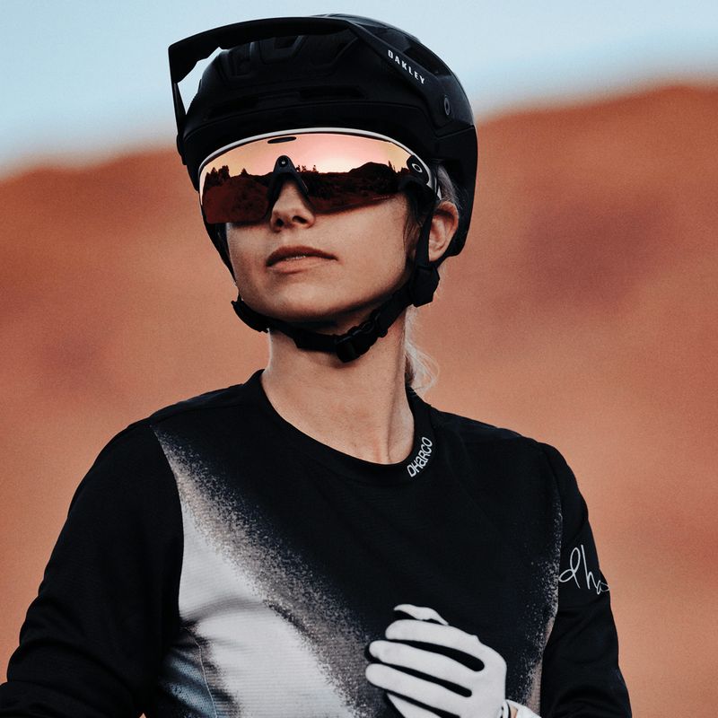 Sonnenbrille Oakley Meta Vanguard white/prizm rose gold 8