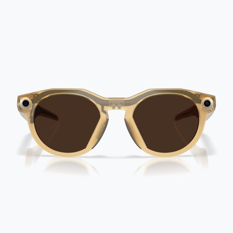 Brille mit Kamera Oakley Meta HSTN light curry/transitions brown 2