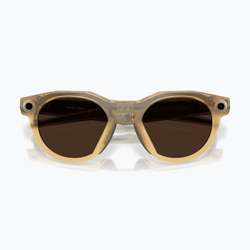 Brille mit Kamera Oakley Meta HSTN light curry/transitions brown 3