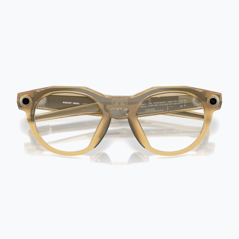 Brille mit Kamera Oakley Meta HSTN light curry/transitions brown 5