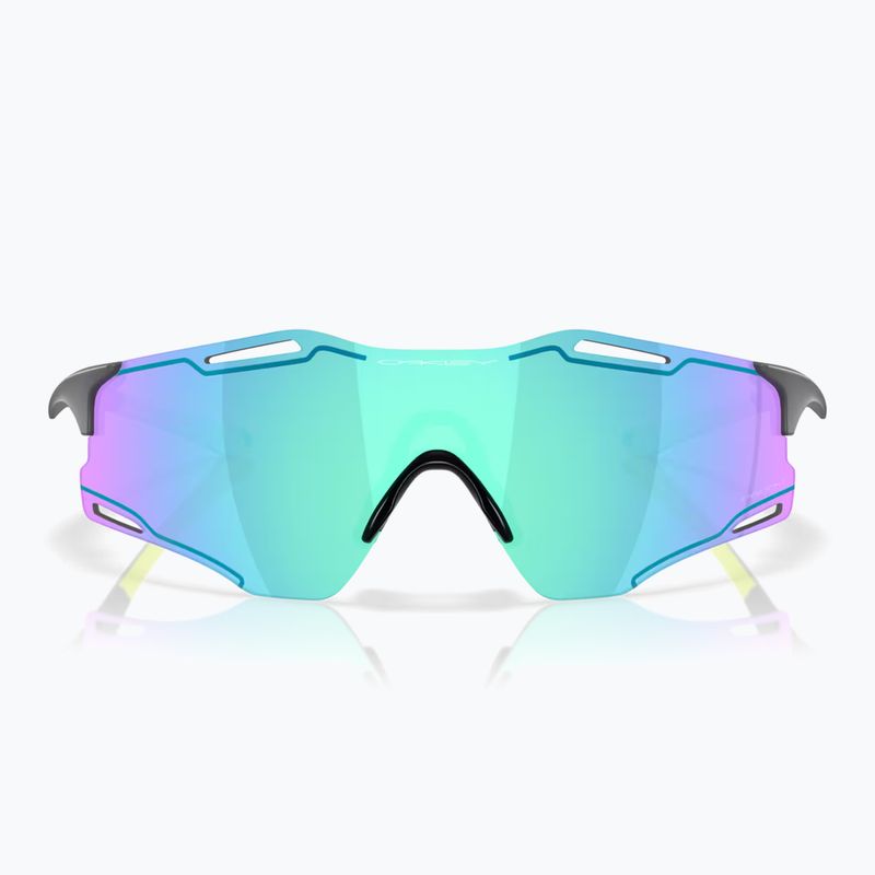 Sonnenbrille Oakley Cybr Zero matte carbon/prizm sapphire with uranium ink 2