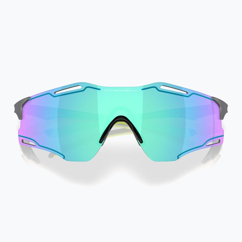 Sonnenbrille Oakley Cybr Zero matte carbon/prizm sapphire with uranium ink 5