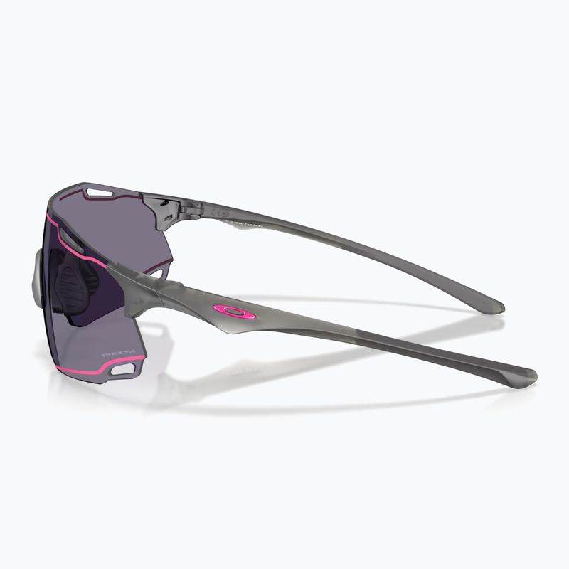 Sonnenbrille Oakley Cybr Dyno matte grey smoke/prizm grey with pink ink 5