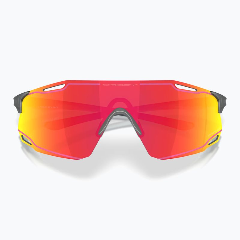 Sonnenbrille Oakley Cybr Dyno matte crystal black/prizm ruby with pink ink 3