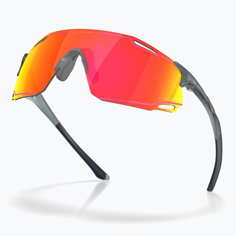 Sonnenbrille Oakley Cybr Dyno matte crystal black/prizm ruby with pink ink 4