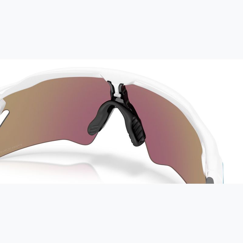 Sonnenbrille Oakley Radar EV Heater polished white/prizm sapphire 7