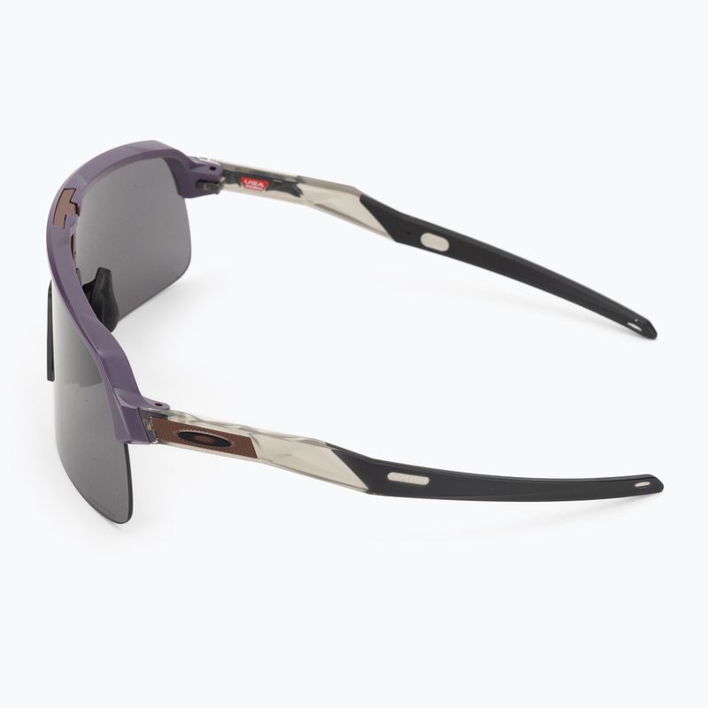 Sonnenbrille Oakley Sutro Lite matte aubergine/prizm grey 4