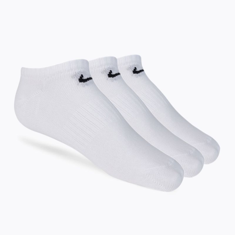 Nike Everyday Lightweight No Show 3pak Trainingssocken weiß SX7678-100