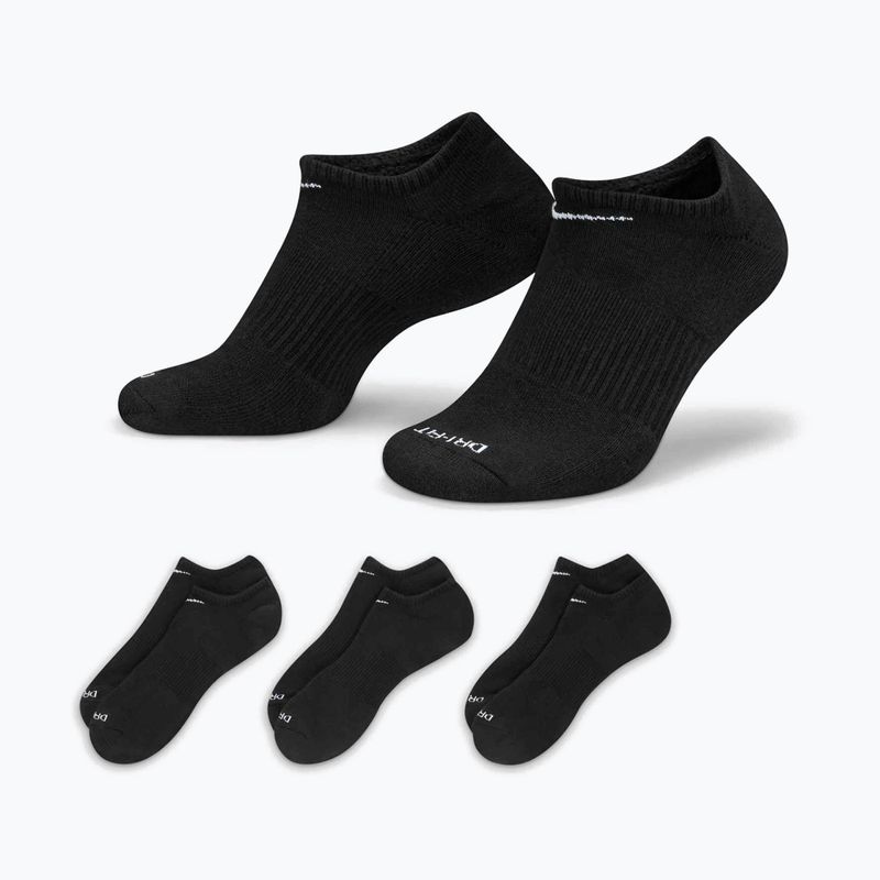 Nike Everyday Plus Cushion Socken 3 Paar schwarz/weiss 3