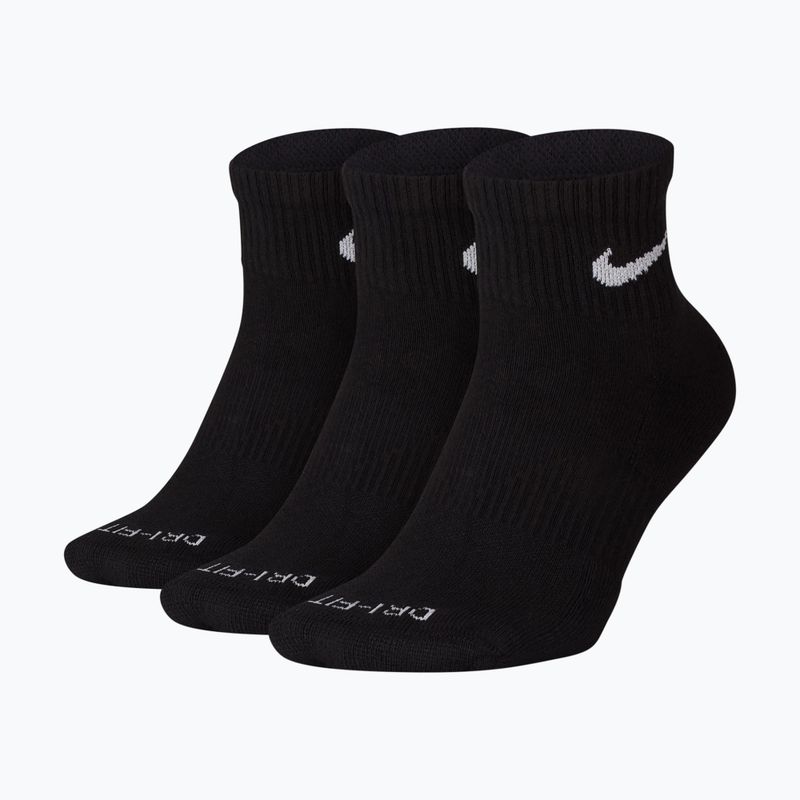 Nike Everyday Plus Cushioned Ankle Socken 3er-Pack black/white