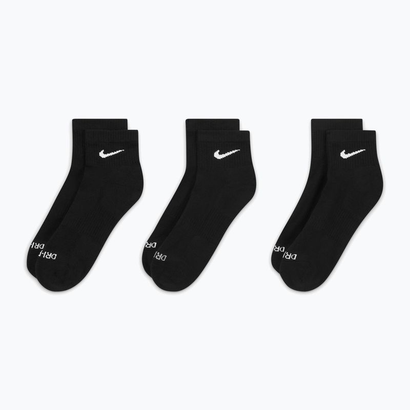 Nike Everyday Plus Cushioned Ankle Socken 3er-Pack black/white 3