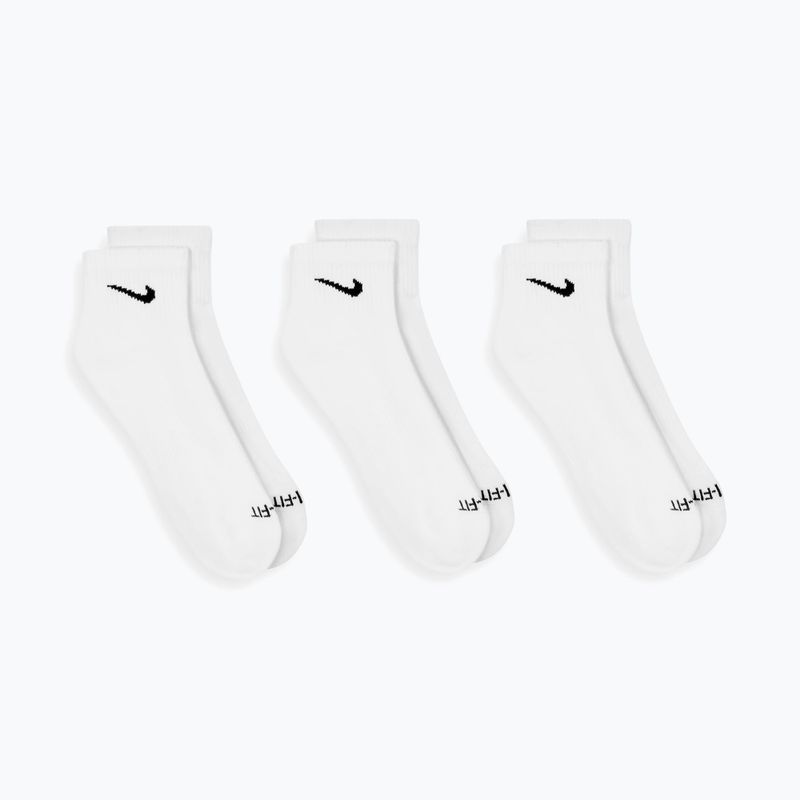 Socken Nike Everyday Plus Cushioned Ankle 3er-Pack white/black 2