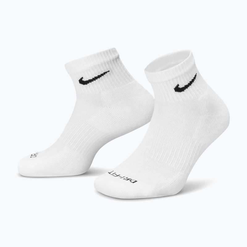 Socken Nike Everyday Plus Cushioned Ankle 3er-Pack white/black 3