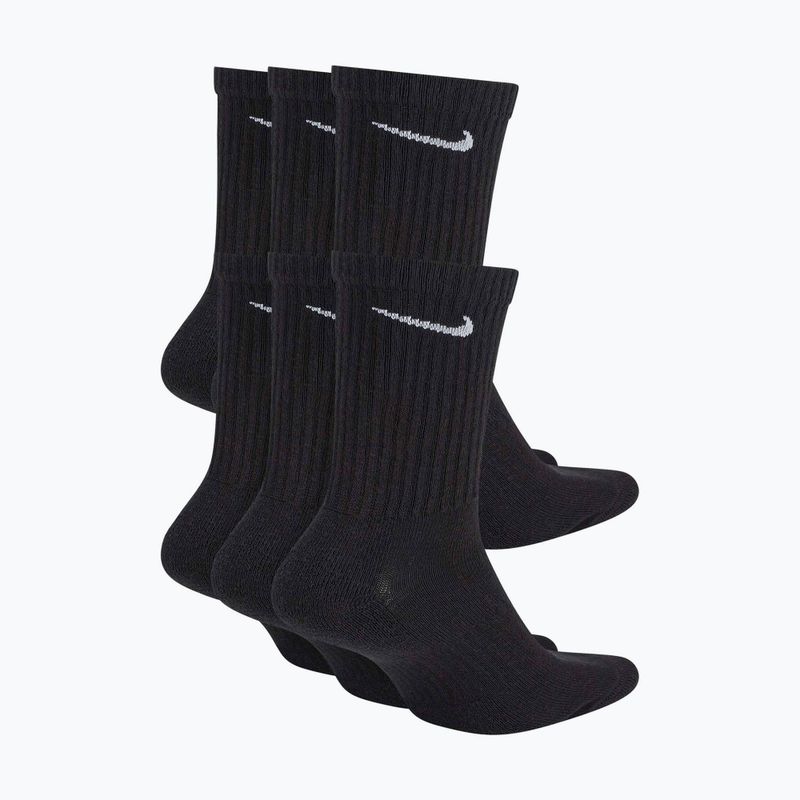 Nike Everyday Cushioned 6 Paar schwarz/weiße Socken 2