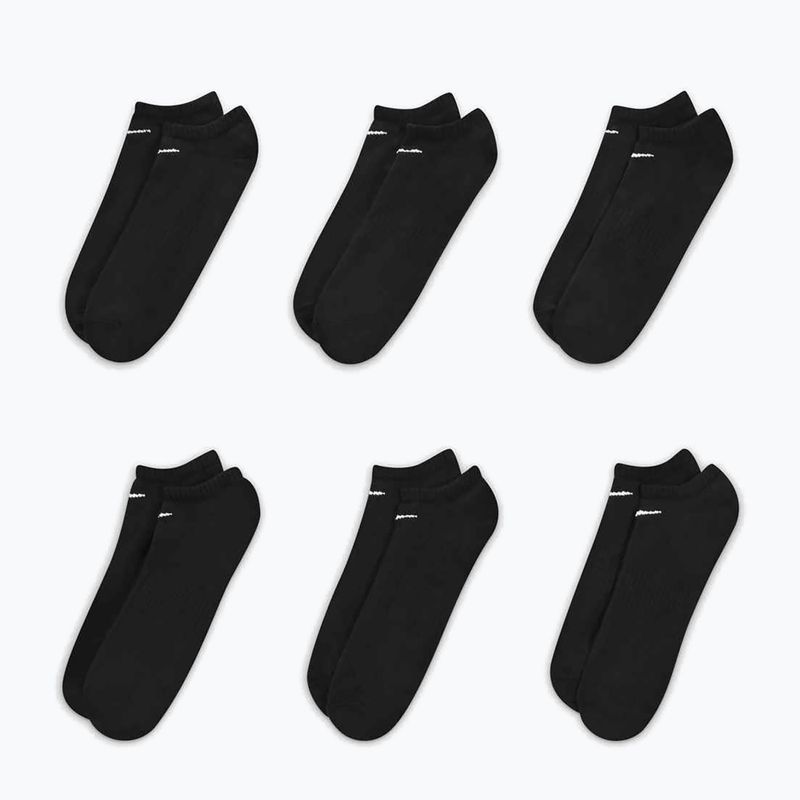 Socken Nike Everyday Lightweight No Show 6 Paar black/white 5