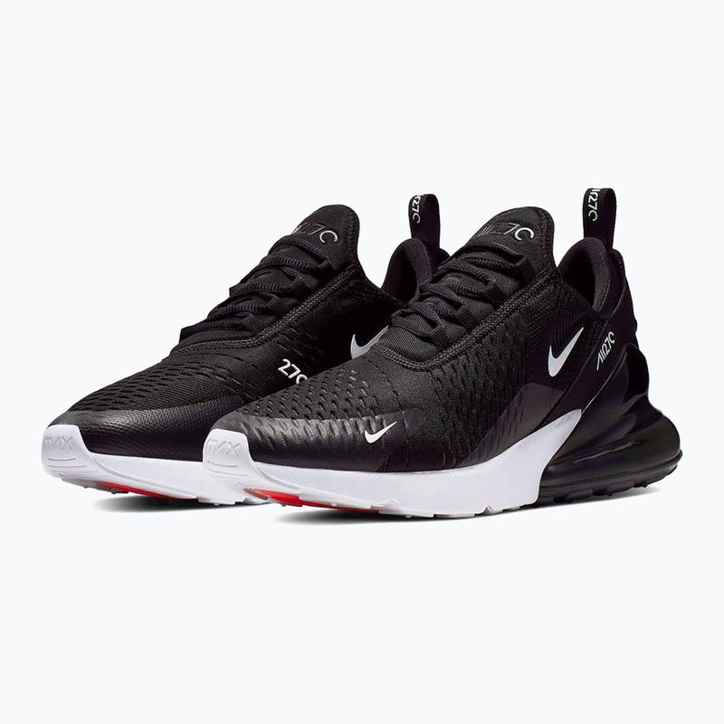 Männer Nike Air Max 270 schwarz/anthrazit/weiß/solar rot Schuhe 3