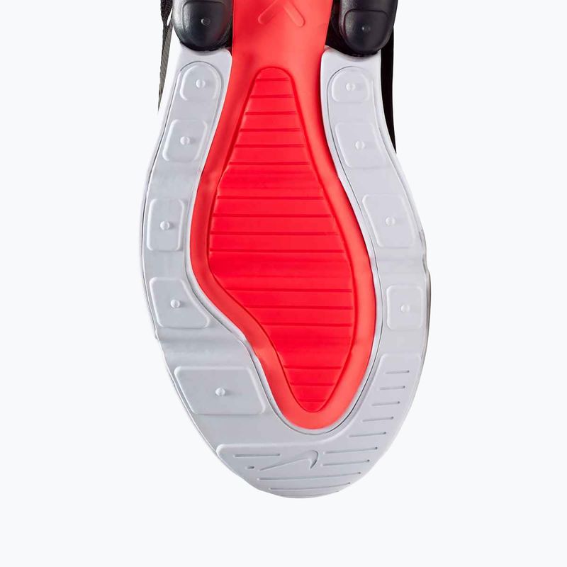 Männer Nike Air Max 270 schwarz/anthrazit/weiß/solar rot Schuhe 5