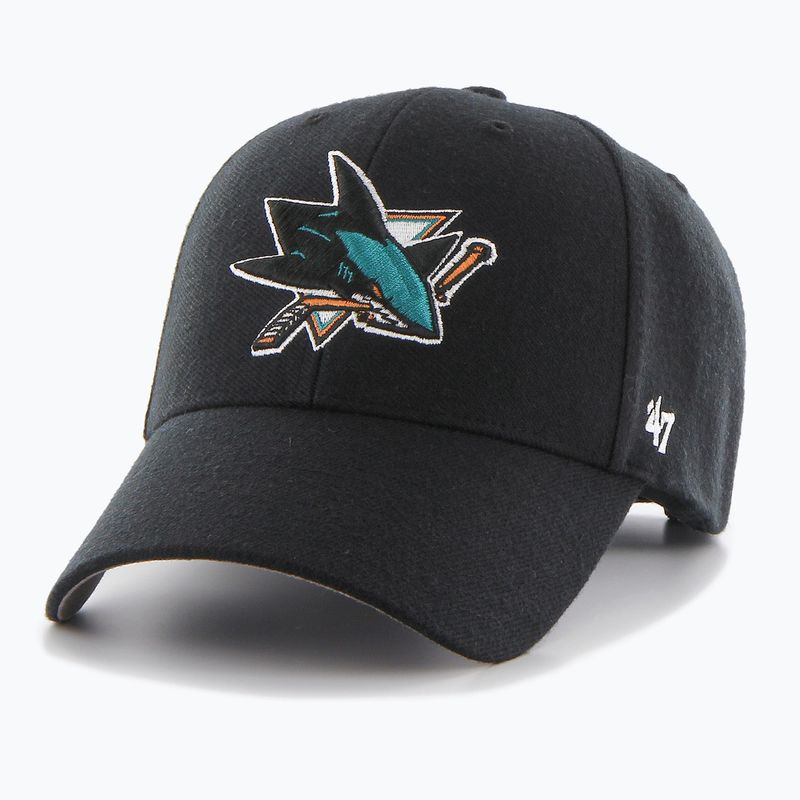47 Marke NHL San Jose Sharks MVP Baseballkappe schwarz