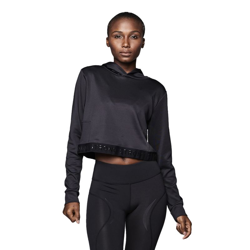 STRONG ID Damen Sweatshirt schwarz Z1T02408