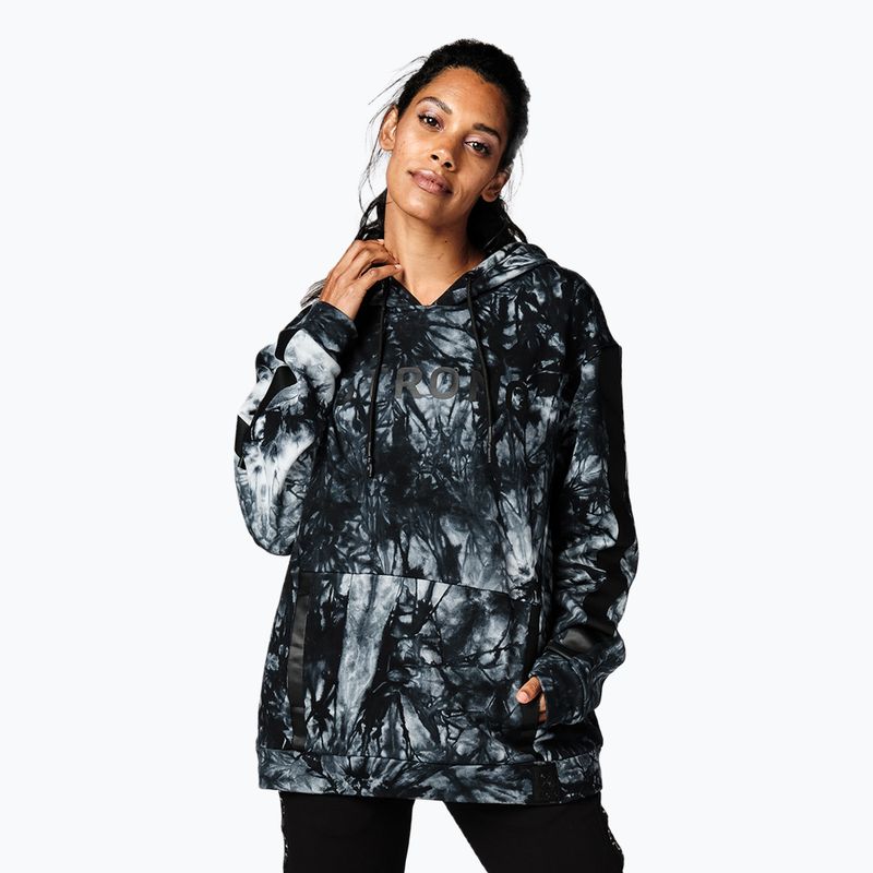 Damen STRONG ID Tie-Dye Pullover Hoodie schwarz Z2T00490