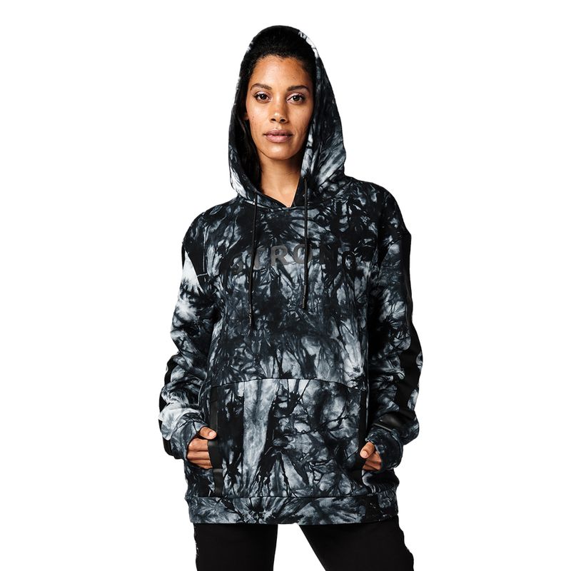 Damen STRONG ID Tie-Dye Pullover Hoodie schwarz Z2T00490