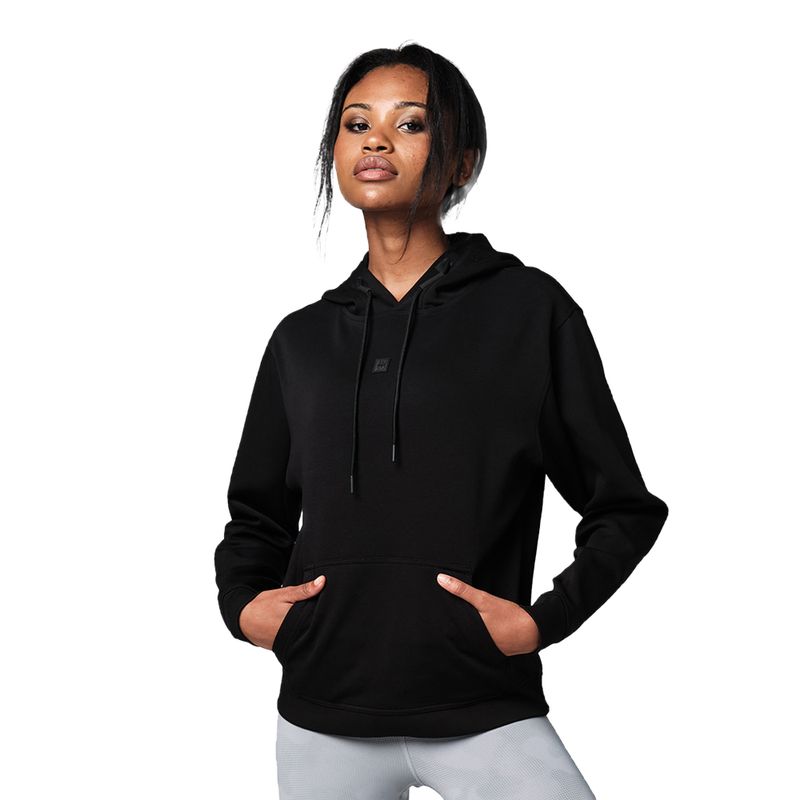 STRONG ID Essential Core Damen-Kapuzenpullover schwarz Z1T02687