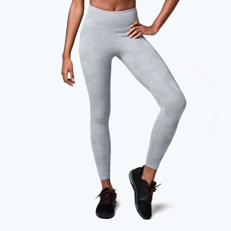 Damen Trainingsleggings STRONG ID grau reflektierend Z1B01245