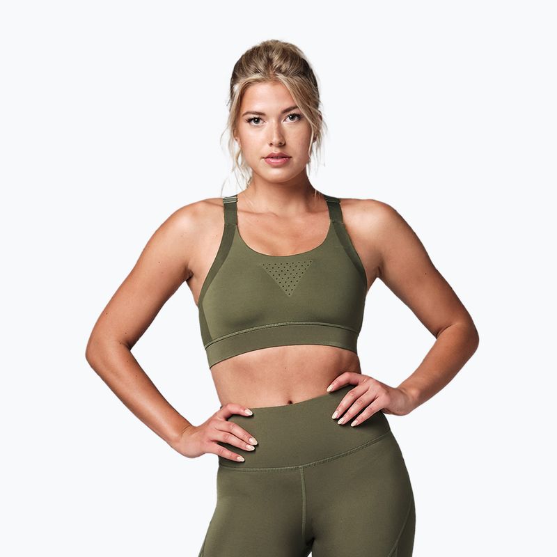 Damen Trainings-BH STRONG ID Active grün Z1T02509