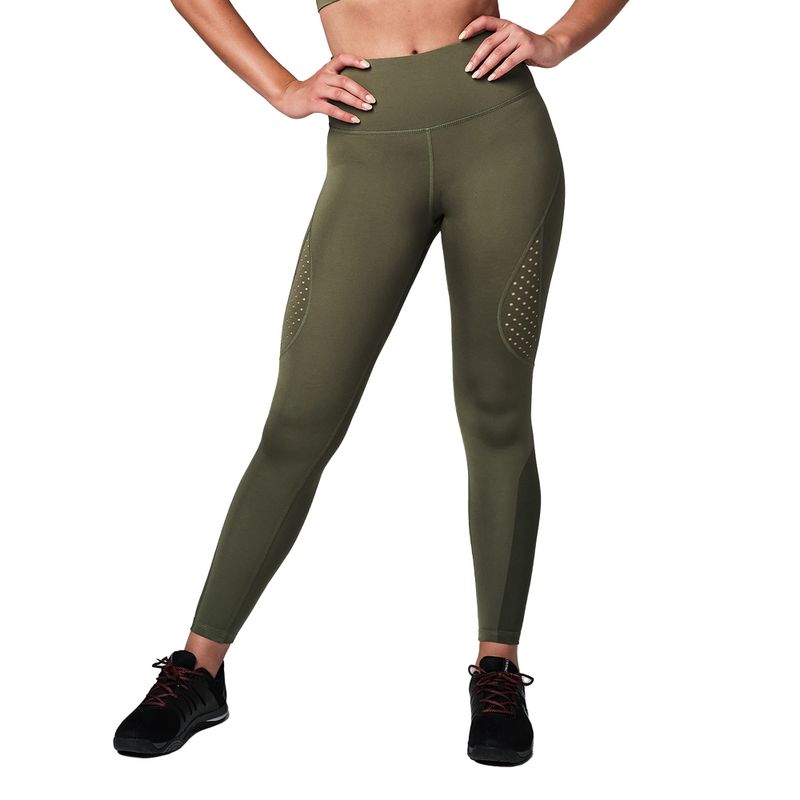 Damen Trainingsleggings STRONG ID Performance grün Z1B01250