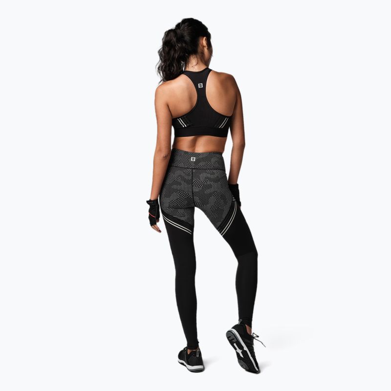 Damen Trainings-BH STRONG ID Make The Cut schwarz-grau Z1T02692 2